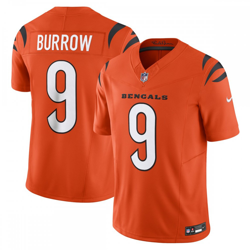 Joe Burrow Cincinnati Bengals Nike Vapor F.U.S.E. Limited Jersey - Orange-GridironStore